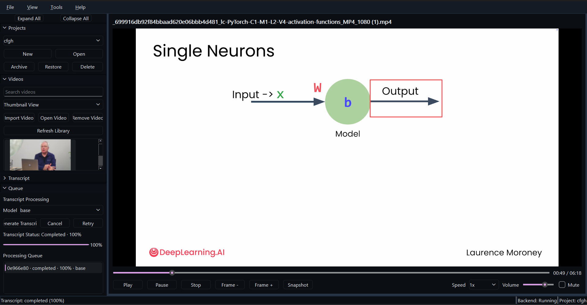 Advanced Video QA System supporting screenshot 1