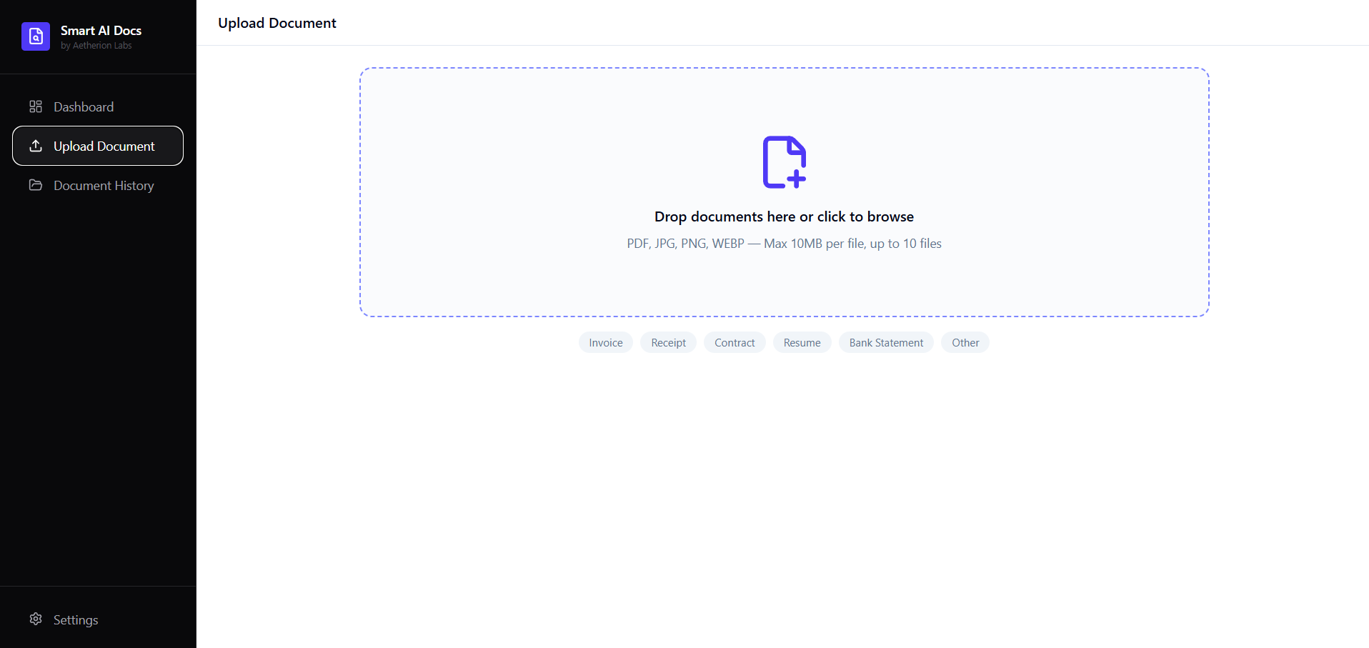 Smart Doc AI supporting screenshot 1